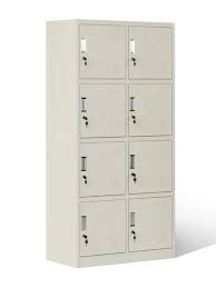 8-door metallic cabinet